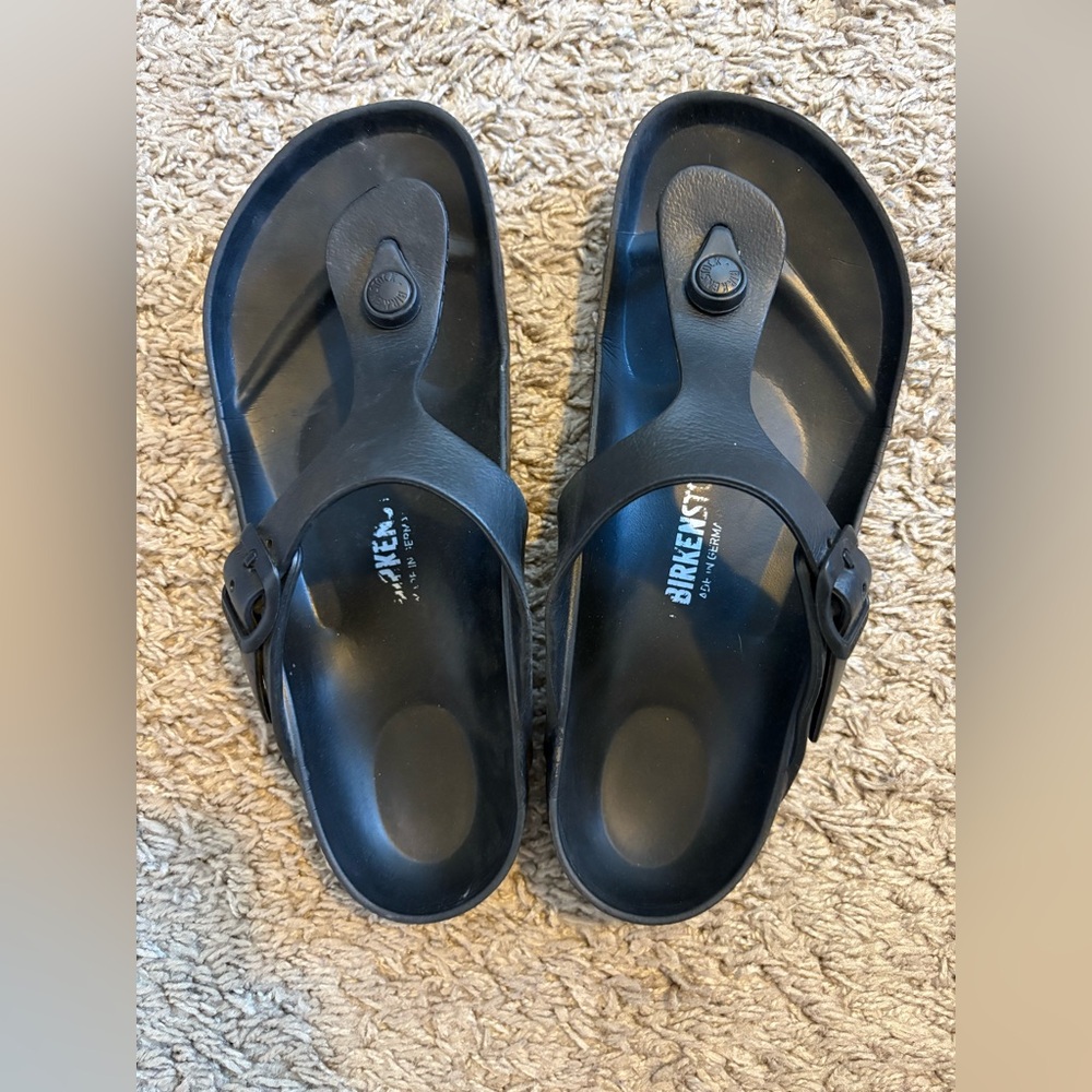 Black Birkenstocks Gizeh